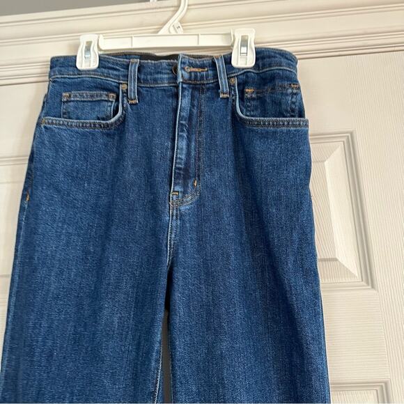 Equipment Duprey Blue Bootleg Jeans denim 70s 80s 90s Y2K Size 27 High Waist - Picture 13 of 16